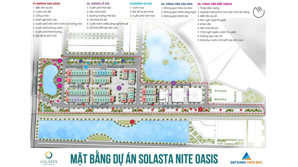 Tiện ích dự án Solasta Nite Oasis