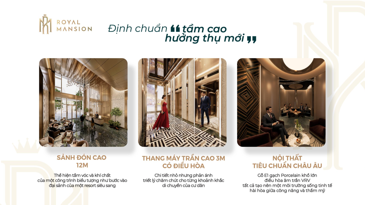 Chung cư Royal Mansion - Định chuẩn "tầm cao hưởng thụ mới"