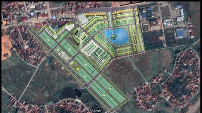 Phối cảnh Dự án Khu Đô Thị Dĩnh Trì