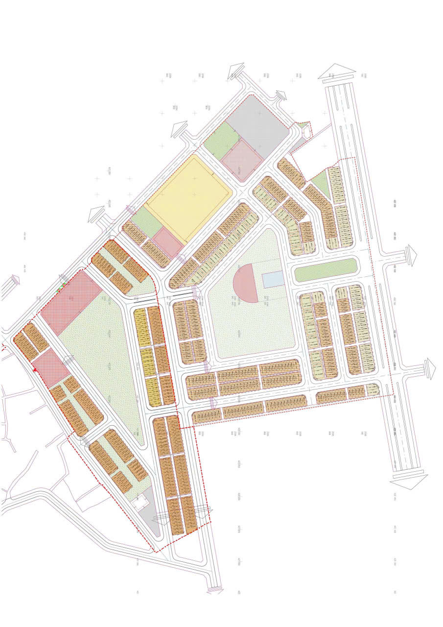 Mặt bằng dự án Harmonia City Bắc Giang -Khu Đô Thị Dĩnh Trì 3