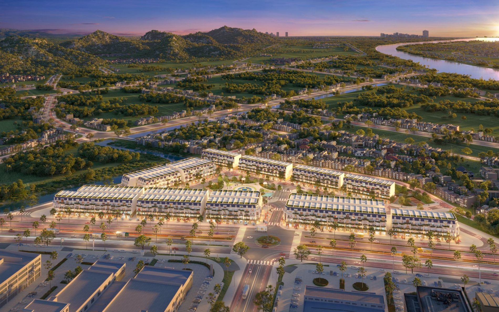 Cenexus Park - Khu Dân Cư Trung Đồng - Phối cảnh tổng thể dự án