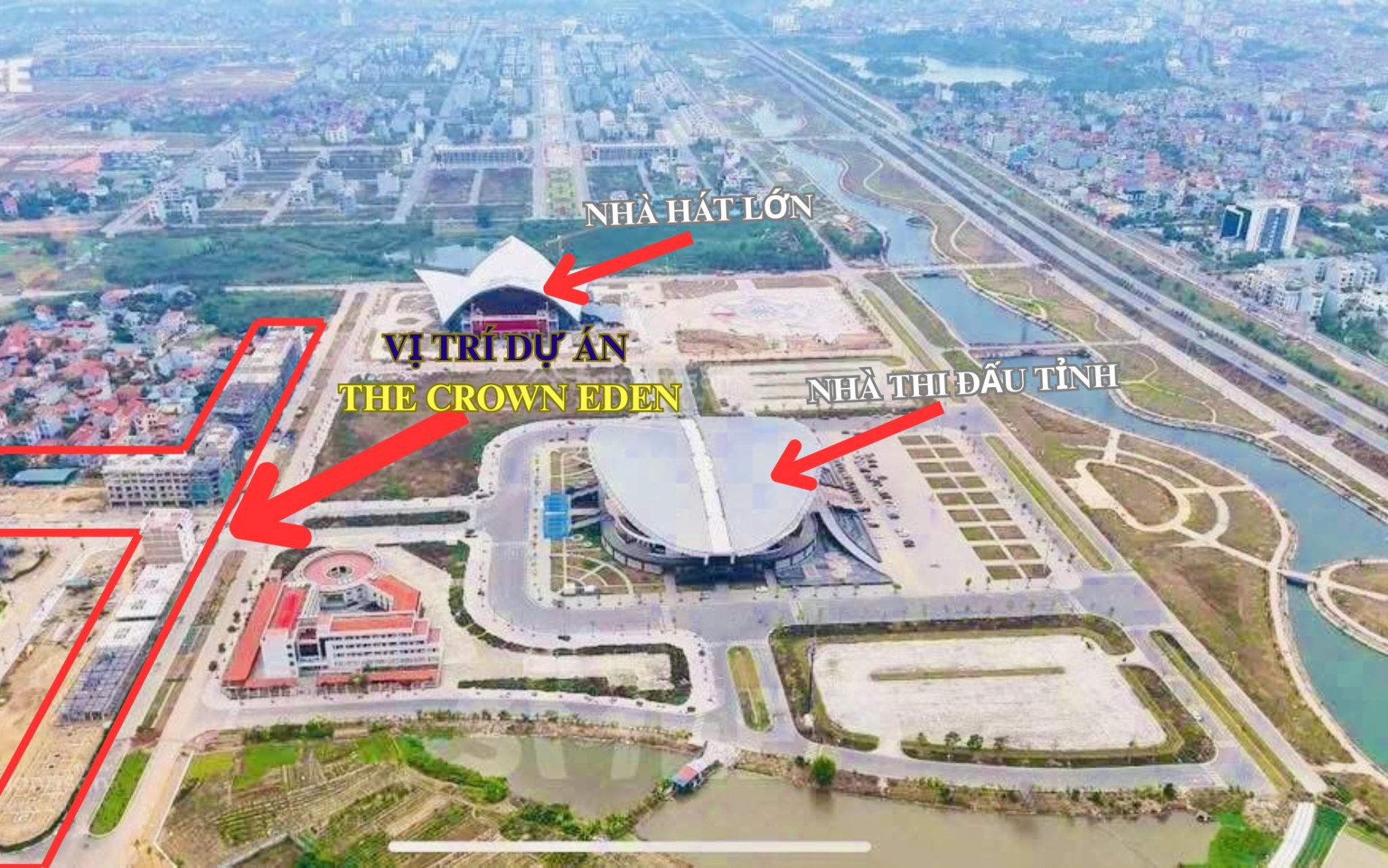 DỰ ÁN MỚI 2025 CHUẨN BỊ RA MẮT: THE CROWN EDEN BẮC GIANG