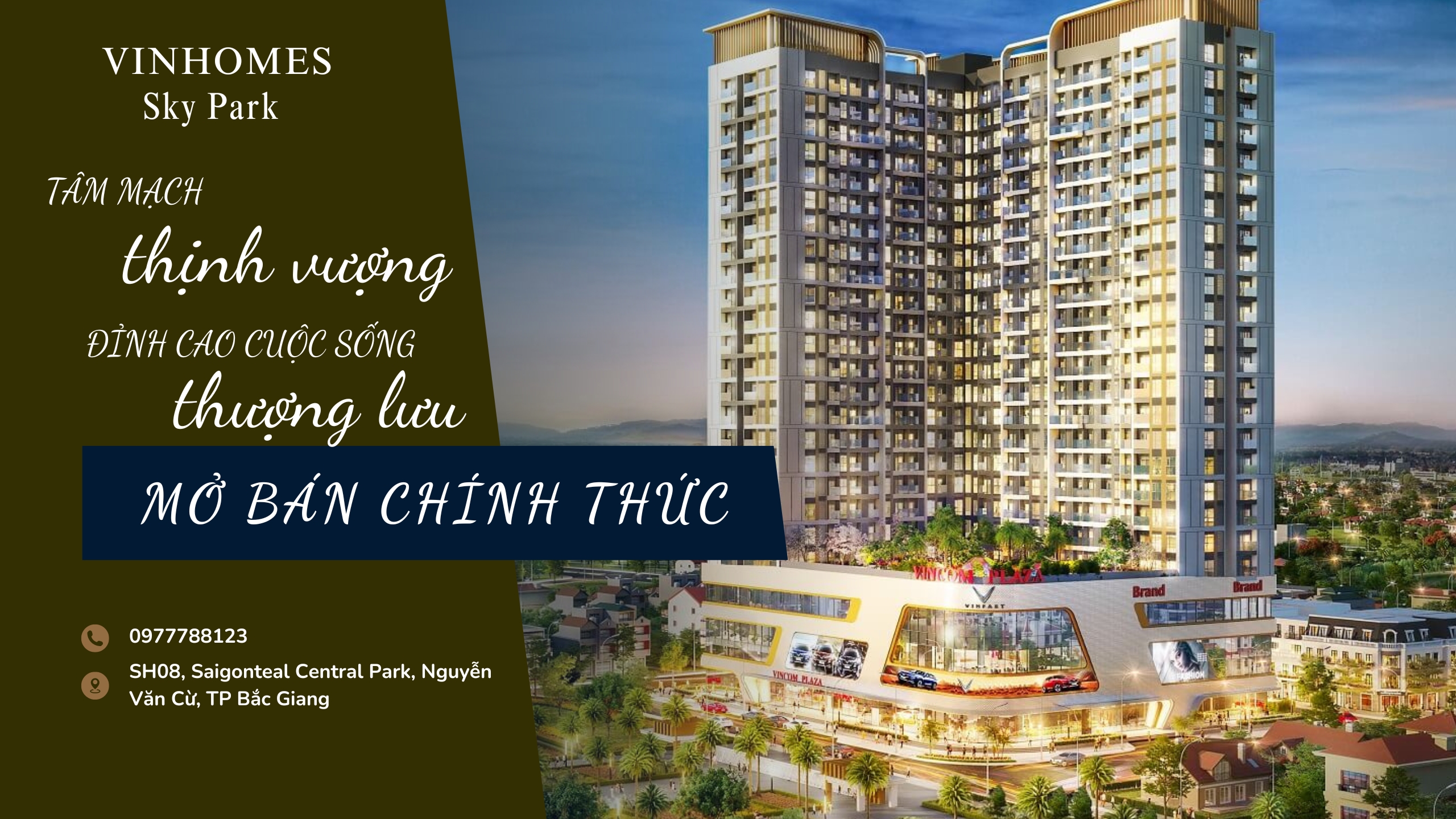 Vinhomes Sky Park Bắc Giang - Mở Bán Chính Thức