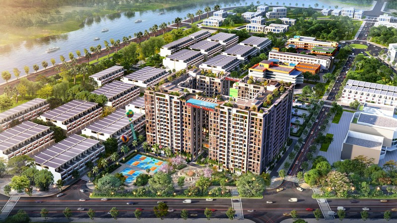 Phối cảnh dự án Nhà Ở Xã Hội Golden Square Nha Trang